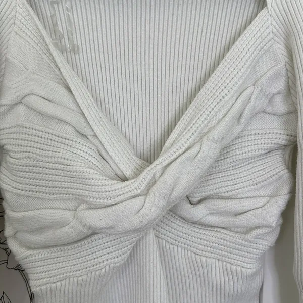BKE twist front ribbed sweater - Image 7