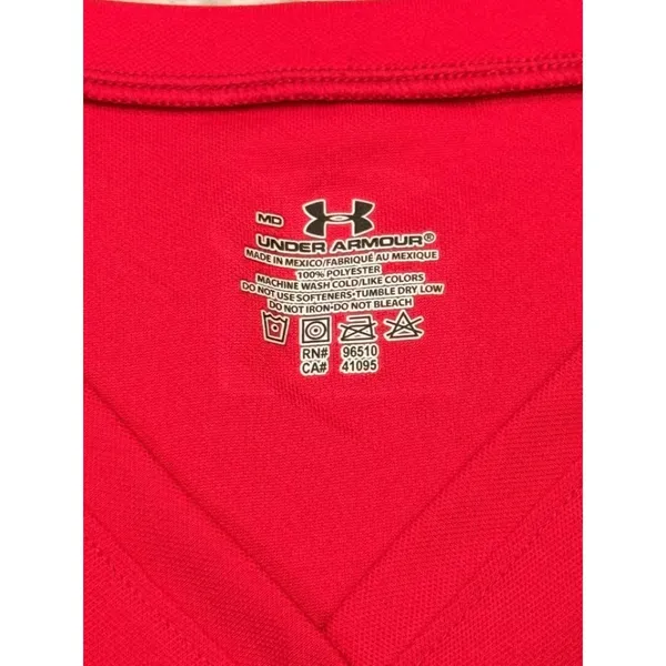 New Under Armour women's medium pink V-neck tank - Image 2