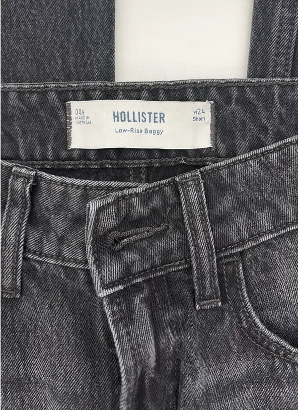 hollister black wash jeans - Image 3