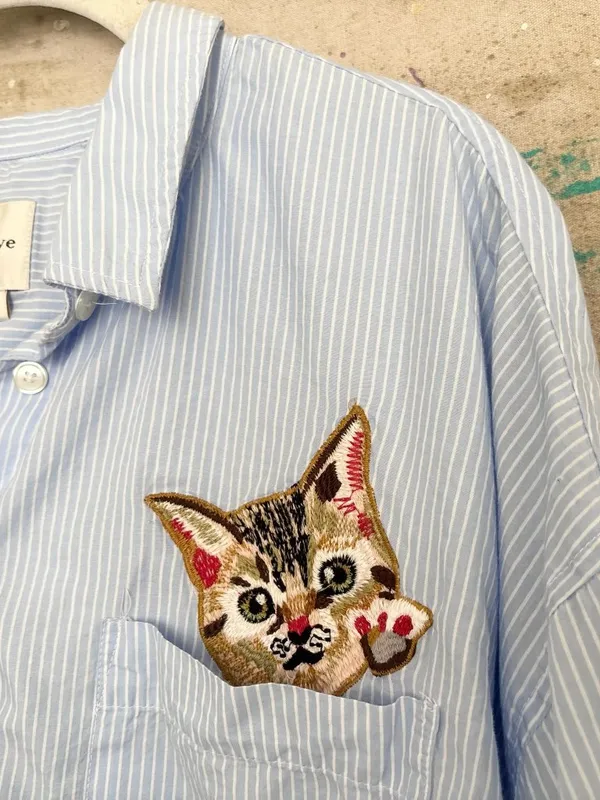 Anthropologie Maeve Mabel Pocket Buttondown Shirt - Image 5