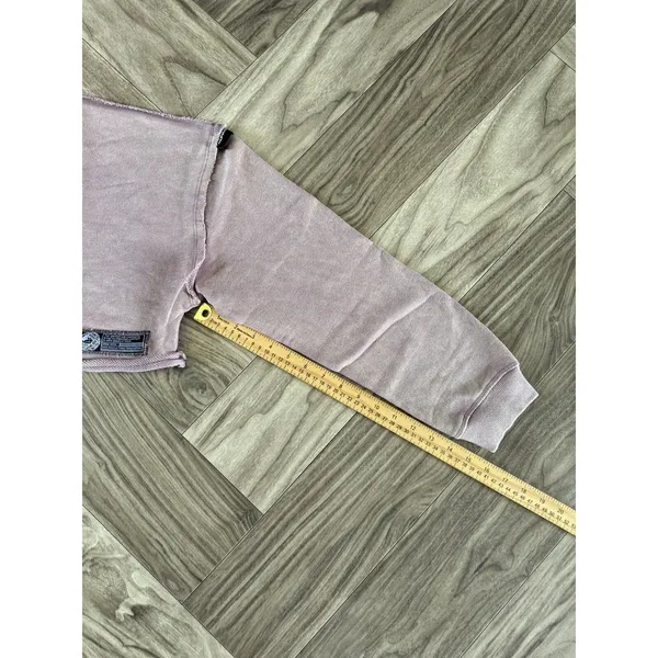 Alphalete Women's Terry Oversized Crop Pullover - Rose Quartz , Size Small - Image 7