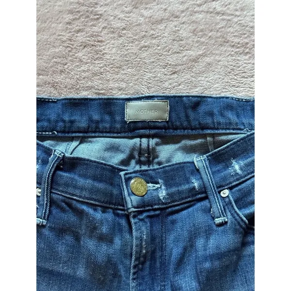 MOTHER Women's The Dutchie Jeans‎ Blue Denim size 25 - Image 3