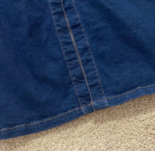 H&M dark denim midi dress. S - Image 8