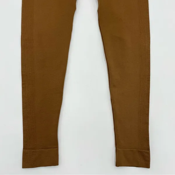 Set Active Leggings Brown Women Size XS Running‎ Yoga Athletic Micro Fiber Nylon - Image 5