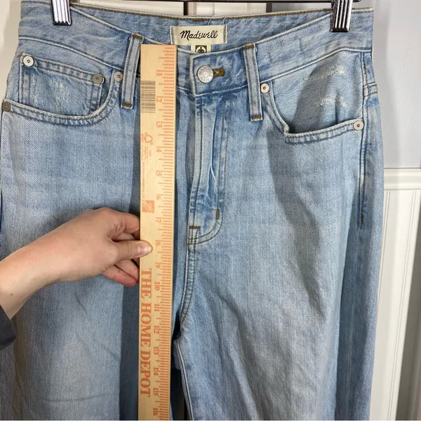 Madewell The‎ Curvy Perfect Vintage Jean In Fitzgerald Wash Size 25 - Image 6