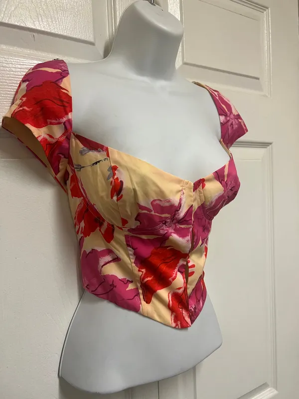 White Fox Boutique Spring Fling Bustier Top - Image 11