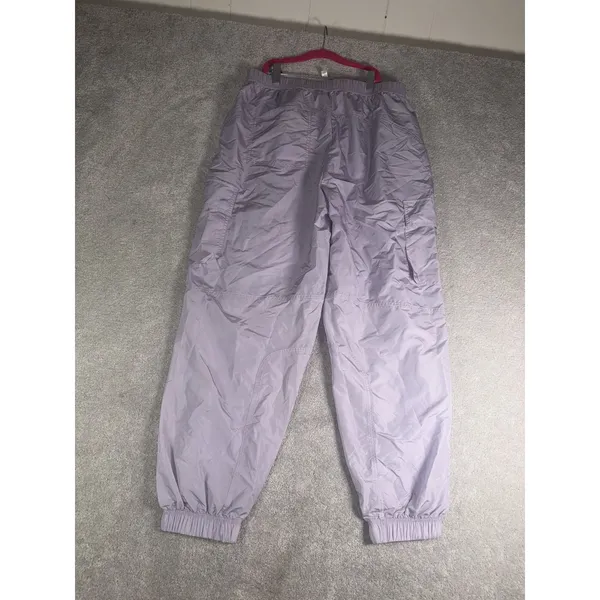 Fabletics Parachute Pant L Womens Cargo Jogger Lilac Lily Shine PT2356951-8367 - Image 7