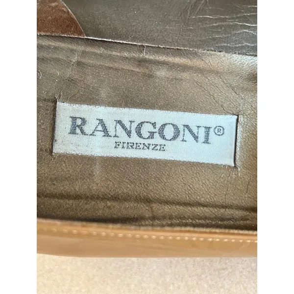 Y2K Rangoni Firenze Tan Leather Cap-Toe Pumps – 8.5B - Image 7