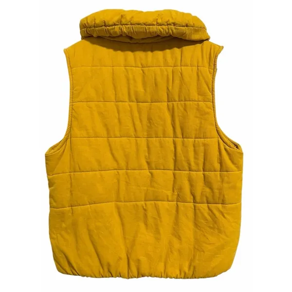 Pilcro and the‎ Letterpress Corduroy Puffer Vest Mustard Yellow Women's Large - Image 2