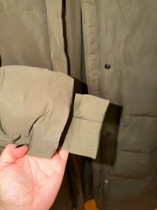 ZARA Green Parka Coat - Image 4