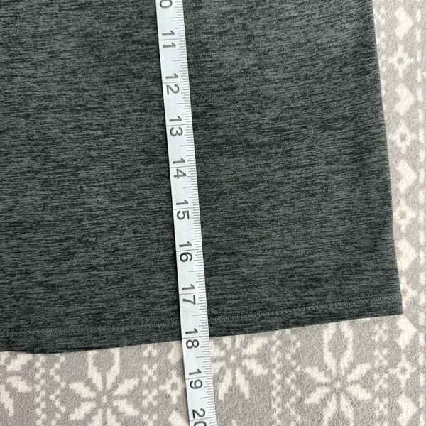 Girlfriend Collective‎ ReSet Cropped Long Sleeve Workout Top Gray LG Activewear - Image 8