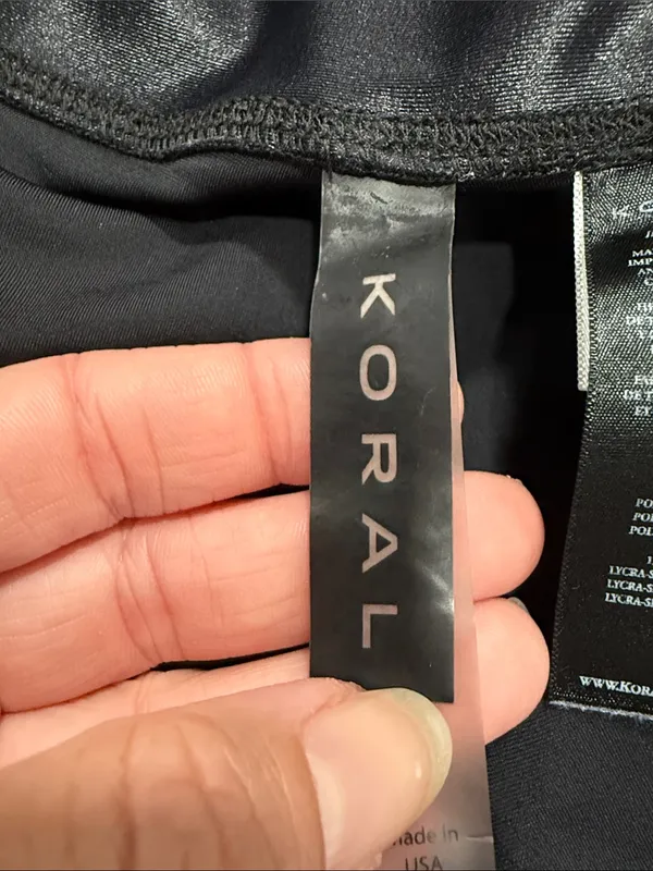 KORAL Lustrous Black Active Legging Size Small - Image 7
