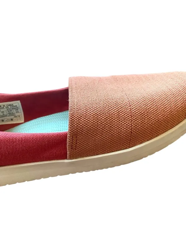 Reef Rose Flat Loafers Pink/Orange Size 8 Beach Summer Arch Support Comfy Casual - Image 10