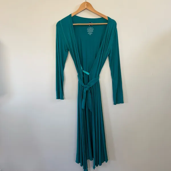 Kickee Pants Blue Bamboo Robe Womens Size Large - Image 2
