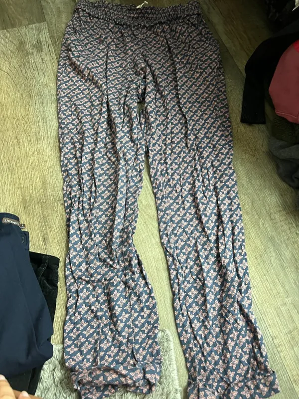 Anthropologie Boho print pants size M - Image 2
