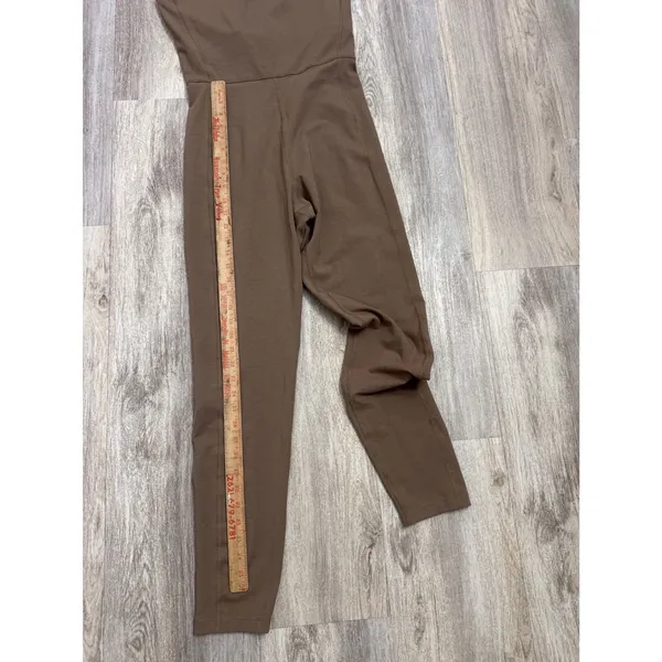 Old Navy Active PowerChill Jumpsuit Brown Size Large Tall Built-in Bra New - Image 7