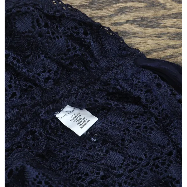 1.State Womens Convertible Cover Up Tank Dress Swim DS93042921S Navy Blue S - Image 5