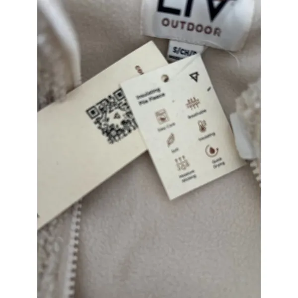 Liv Outdoor Womens Small Quilted Fleece Lined Jacket Neutral Outdoor‎ Hiking - Image 6