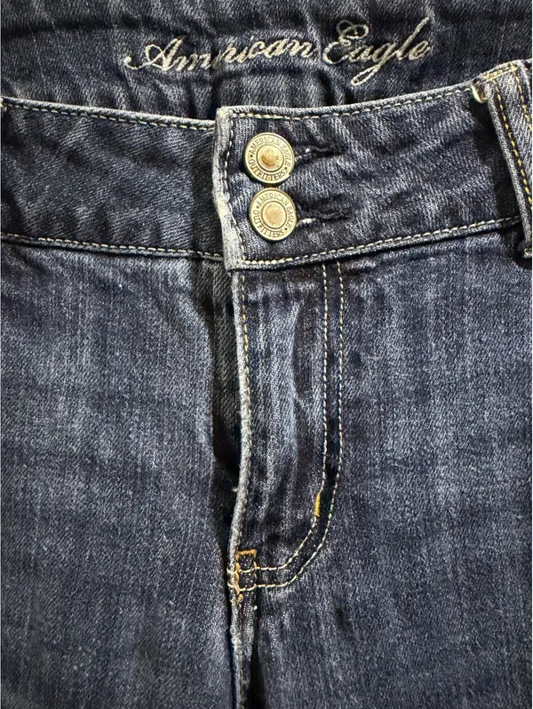 American Eagle Artist Women's Blue Denim Bootcut Jeans Size XL - Image 2