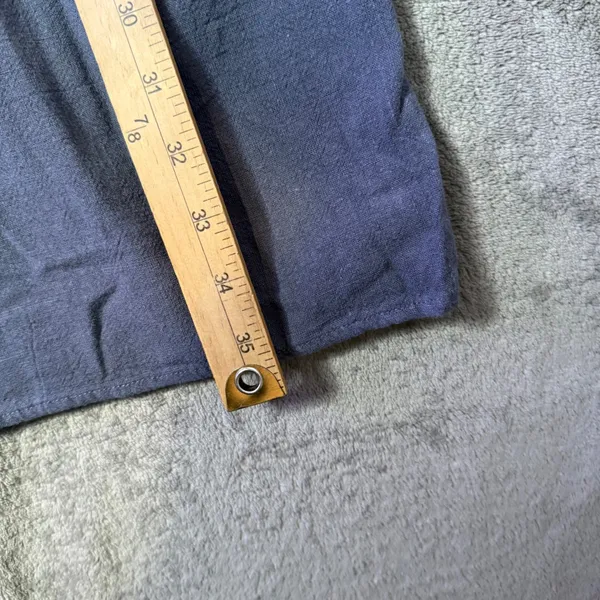 Lagenlook Linen Blend Wide Leg Palazzo Crop Pants Size M‎ High Waisted BOHO - Image 7