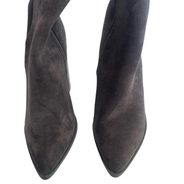 Lulu's Essex Olive faux Suede Midi Calf Boot size‎ 6 - Image 3
