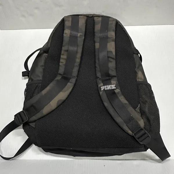 PINK Green Camo 17" Backpack Soft Case Women School Bag Mesh Bottle Pockets‎ - Image 8