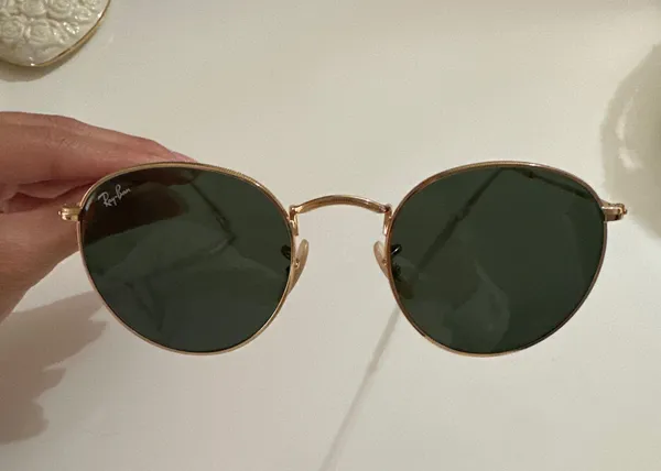 Round Ray-Ban Metal Sunglasses - Image 2