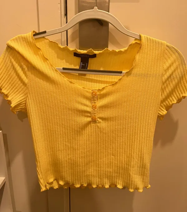 Forever 21 Yellow Top - Image 2