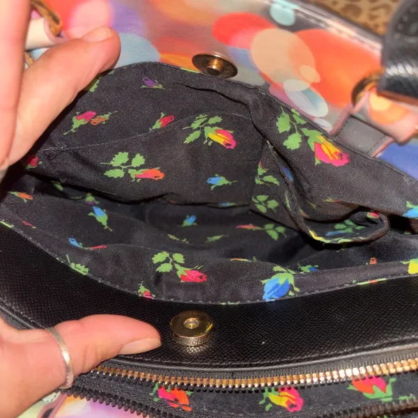 Betsey Johnson Satchel Black - Image 5