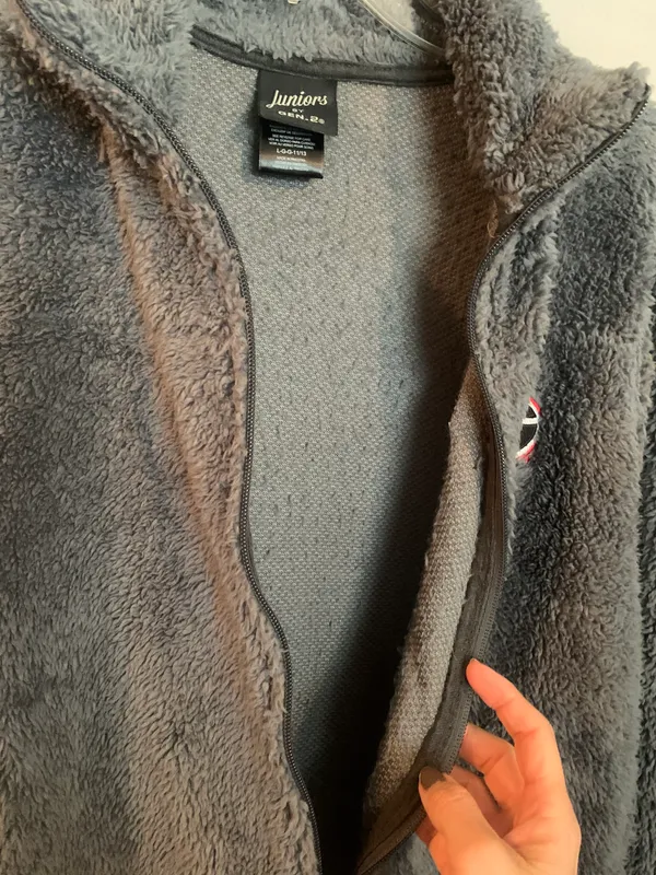 Georgia Zip Up Jacket Gray Size L - Image 2
