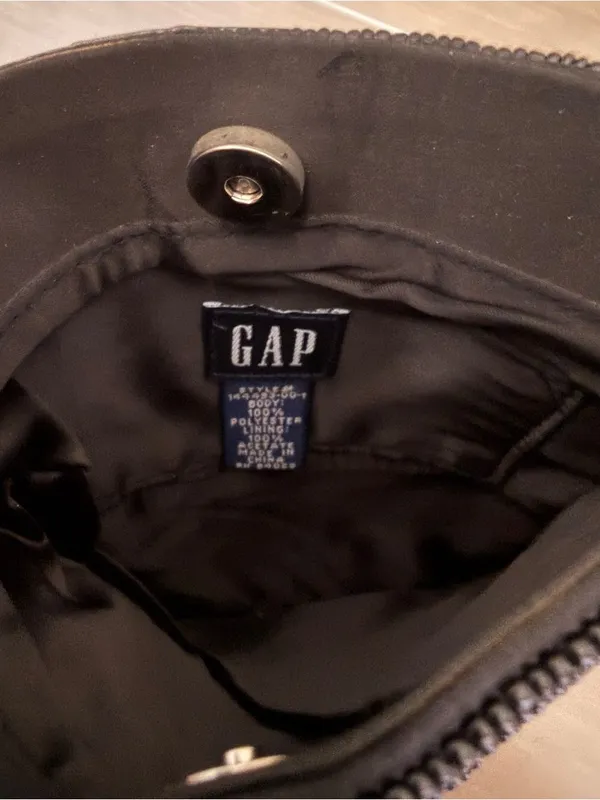 Vintage GAP Black Beaded Mini Shoulder Bag Evening Purse Cocktail - Image 7