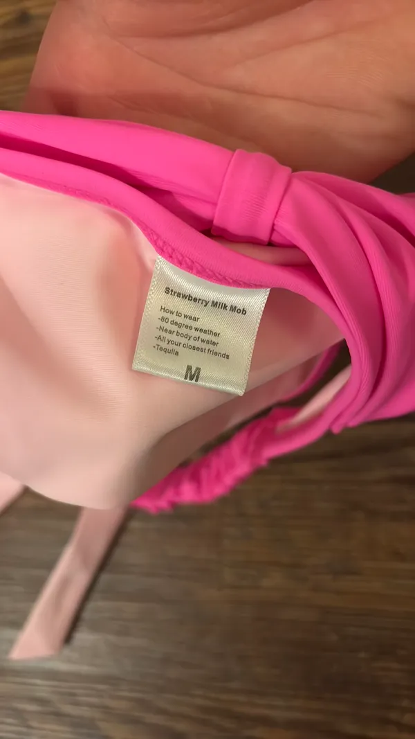 Strawberry milk mob bikini Pink Size M - Image 2