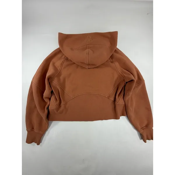 Lululemon Scuba Oversized Full Zip Hoodie Rust Orange XS/S Terracotta - Image 2