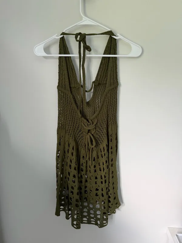 Edikted Crochet Dress - Image 3