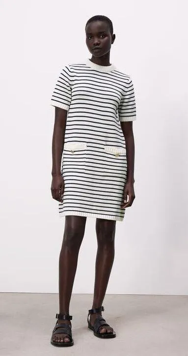 Zara Cotton Sweater Dress - Image 4