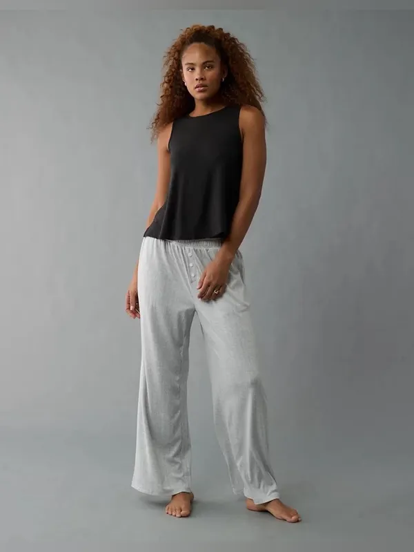 AE Soft & Sexy Swing Tank Top-Black - Image 3