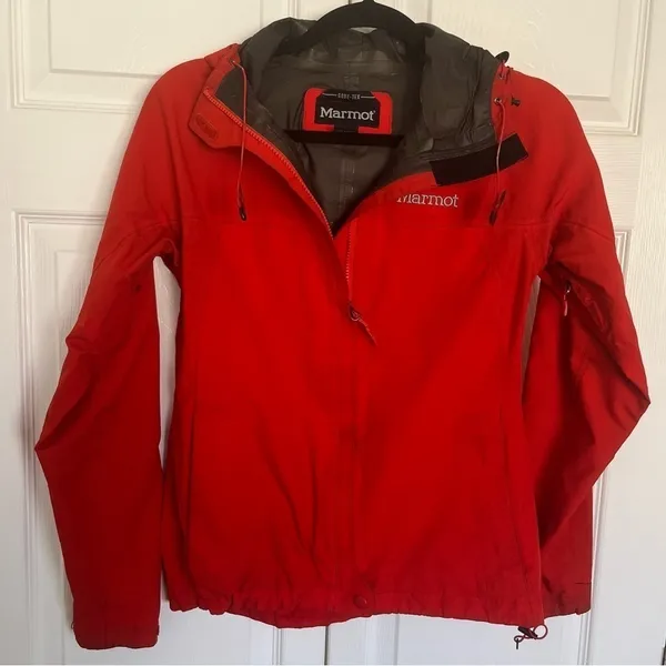 Red Orange Women's Marmot Minimalist Jacket Size XS - Image 6