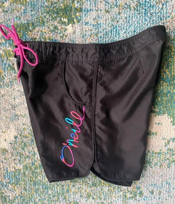O’Neill pink logo swim board shorts, size XS - Image 5