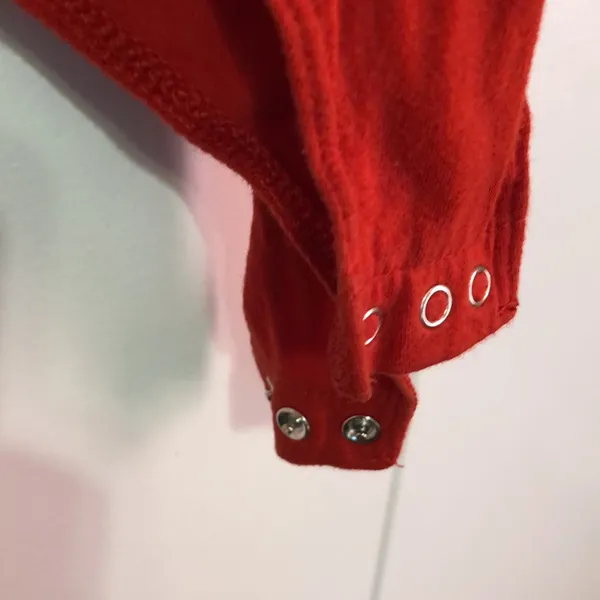 Victoria’s Secret PINK "Very Independent" Patriotic Bodysuit Red Medium - Image 5