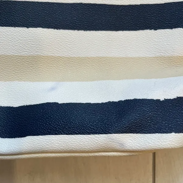Kate Spade Striped Bondi Road Large Harmony Tote Bag Nautical Coastal Resort - Image 7