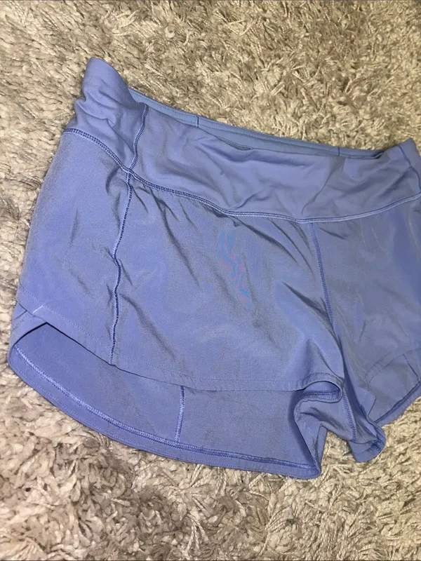 Lululemon “speed up” Shorts
 - Hydrangea Blue - Image 4