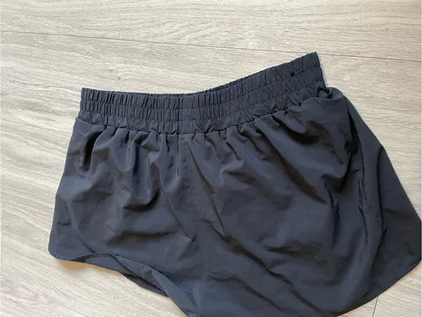bp Black Athletic Running Shorts with Elastic Waist - Image 2