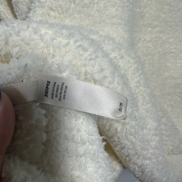 Skims Cozy Plush Cream Pullover Sherpa - Image 8
