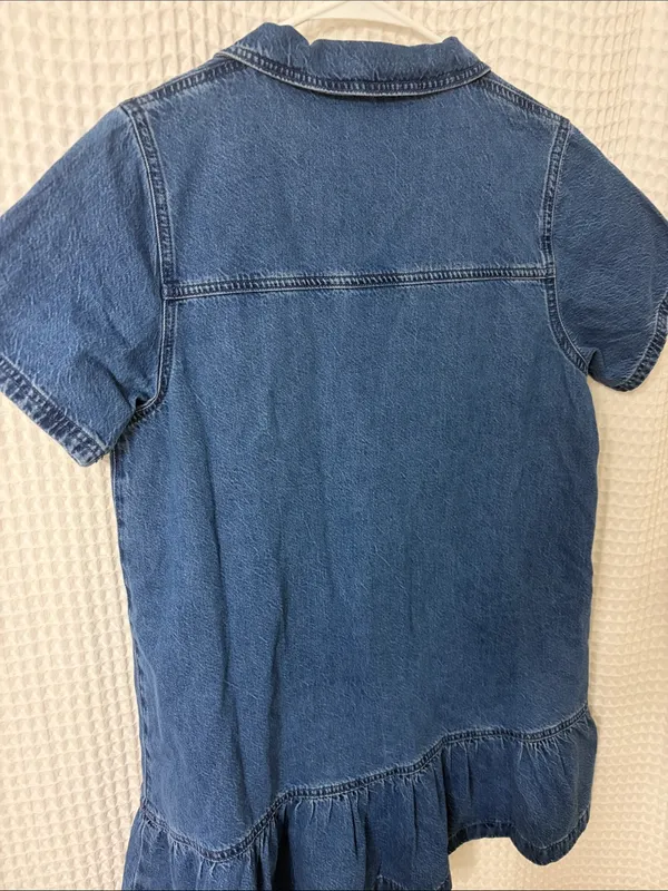 American Eagle Outfitters Denim Collar Mini Dress - Image 10