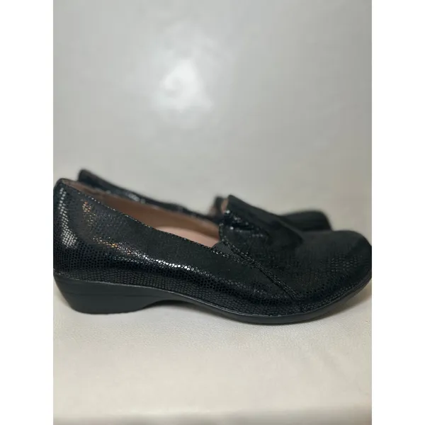 Dansko Slip On Loafers Comfort Dress Shoes‎ Black Leather Size 36 Size 5.5 - Image 8