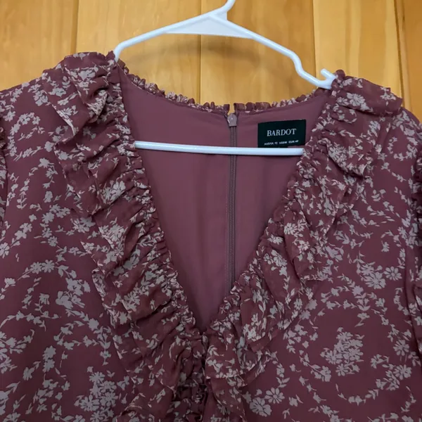 Alessia Frill Dress in Ditsy Flor | Bardot Size M - Image 14