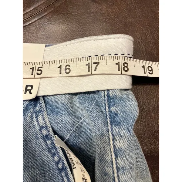 Aeropostale Womens 14R‎ Trouser Jeans White Waistband Light Wash Denim New - Image 15