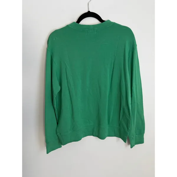 Monrow Women's Sweatshirt size medium Green - Image 4