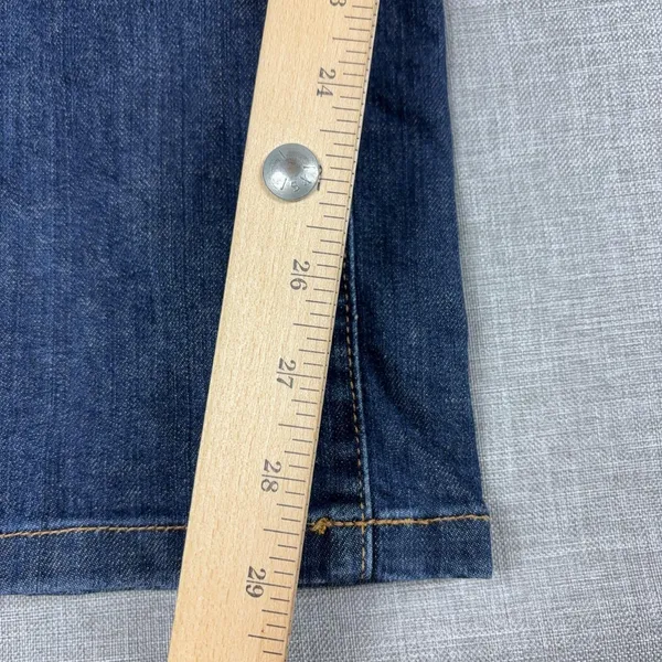 L.L.Bean Jeans Womens 14 Blue Medium Wash Favorite Fit Straight Stretch Denim - Image 5