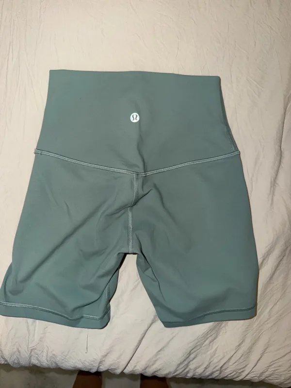 lululemon athletica High-Waist Bike Shorts in Green - Image 2